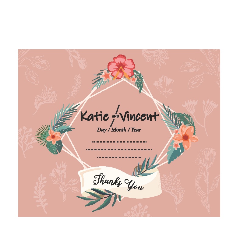 Jual CETAK THANK YOU CARD /GIFT CARD (CUSTOM) Shopee Indonesia