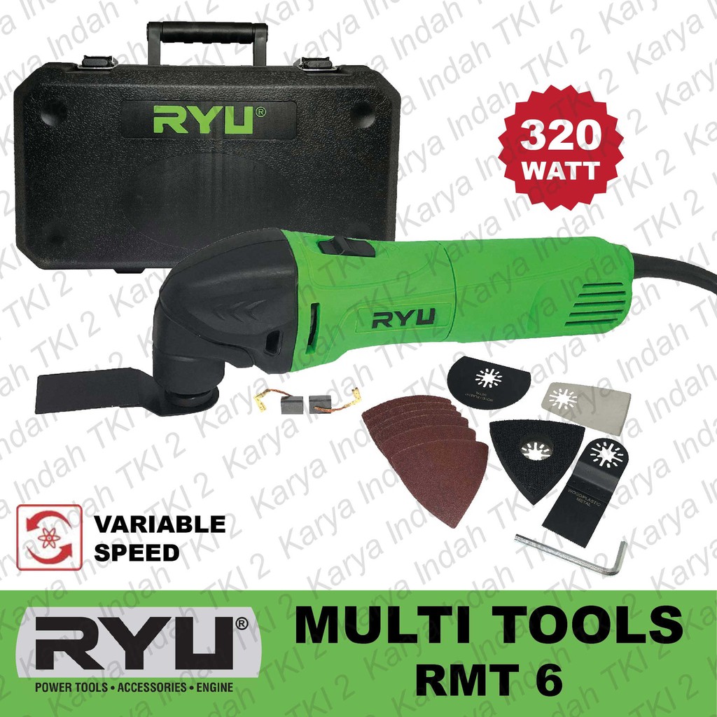 Jual Multi Tools Set RYU RMT6 Mesin Oksilasi Multi Cutter Oscilating ...