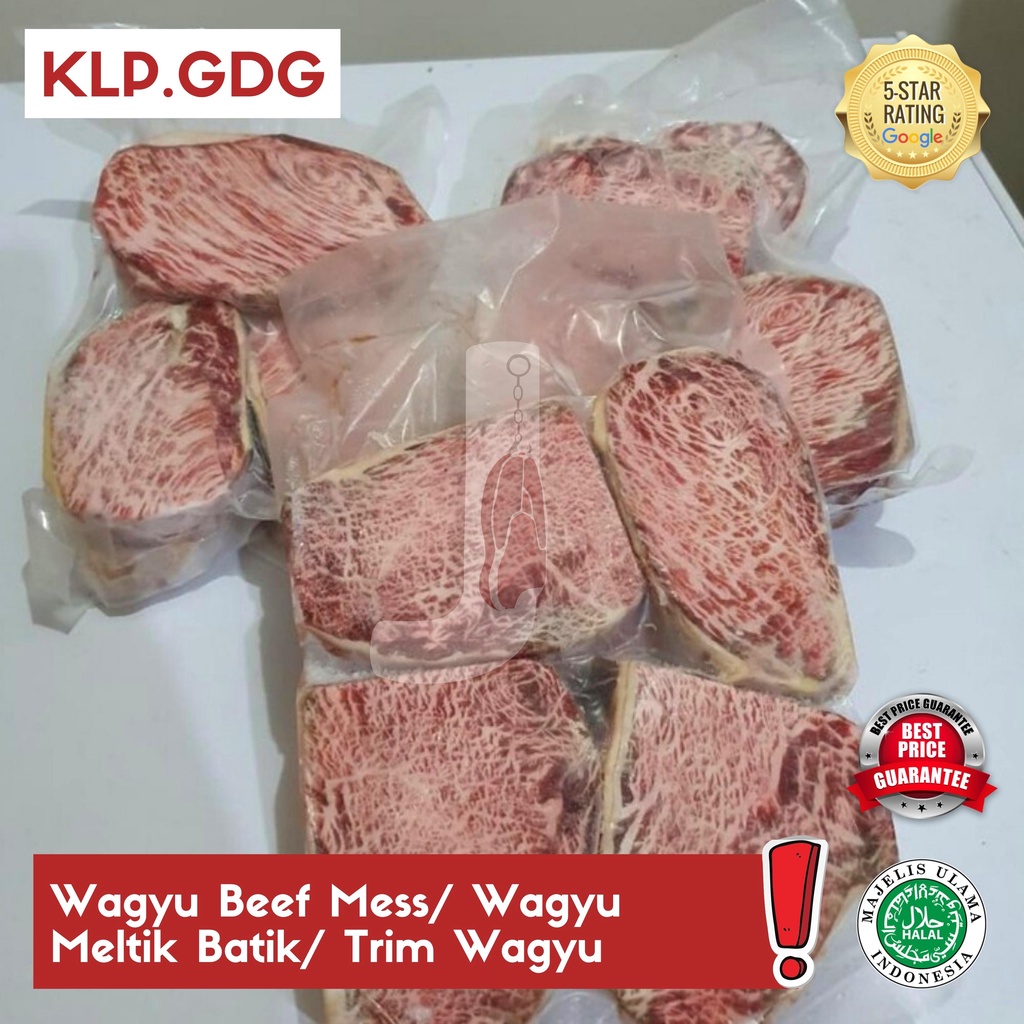 Jual Wagyu Beef Mess/ Wagyu Meltik Batik/ Trim Wagyu 200gr - KLP GADING ...