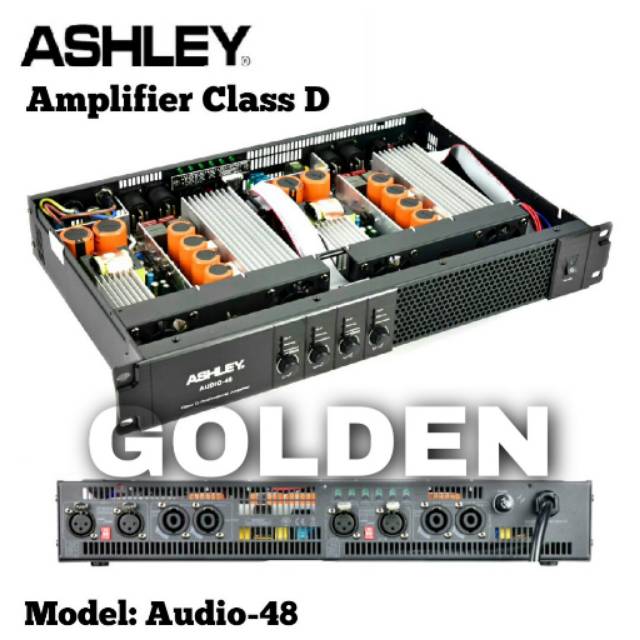 Jual Amplifier Ashley Audio 48 Original Power 4 Channel Class D ...