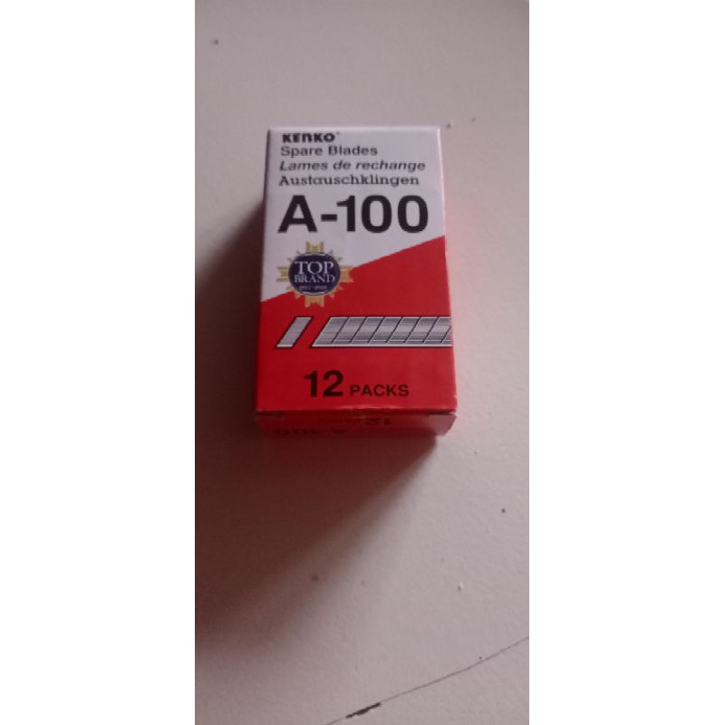 Jual isi cutter A-100 1 dus isi 12 pack | Shopee Indonesia