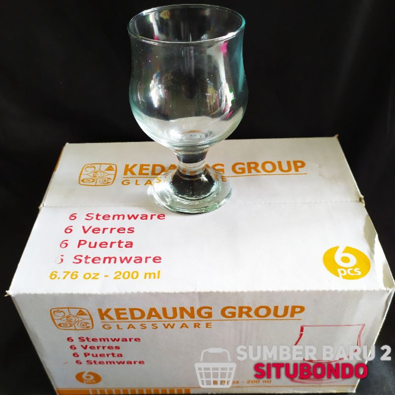 Jual Gelas Kaki Sth 7 Kedaung Isi 6pcs Shopee Indonesia 9798