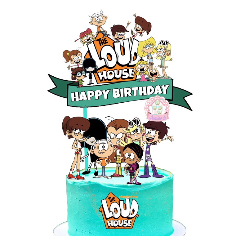 Jual THE LOUD HOUSE CAKE TOPPER Shopee Indonesia