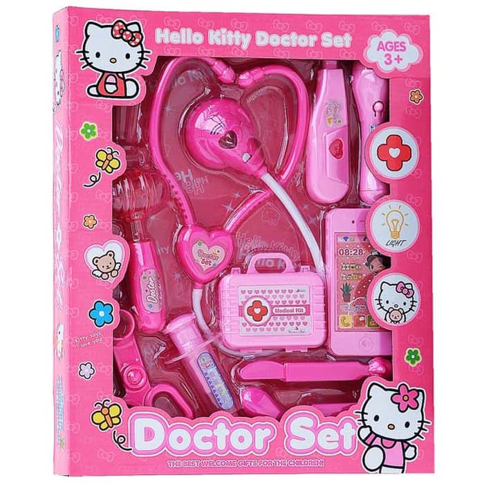 Jual PROMO SPESIAL HELLO KITTY DOCTOR SET - MAINAN DOKTER DOKTERAN LUCU ...