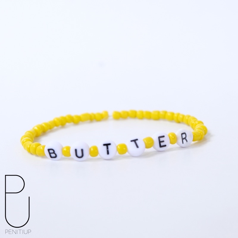 Jual BTS BANGTAN BUTTER BRACELET GELANG MANIK KPOP Kpop Idol beads