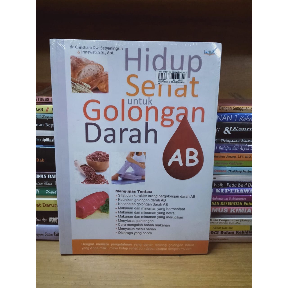 Jual BUKU HIDUP SEHAT UNTUK GOLONGAN DARAH AB | Shopee Indonesia