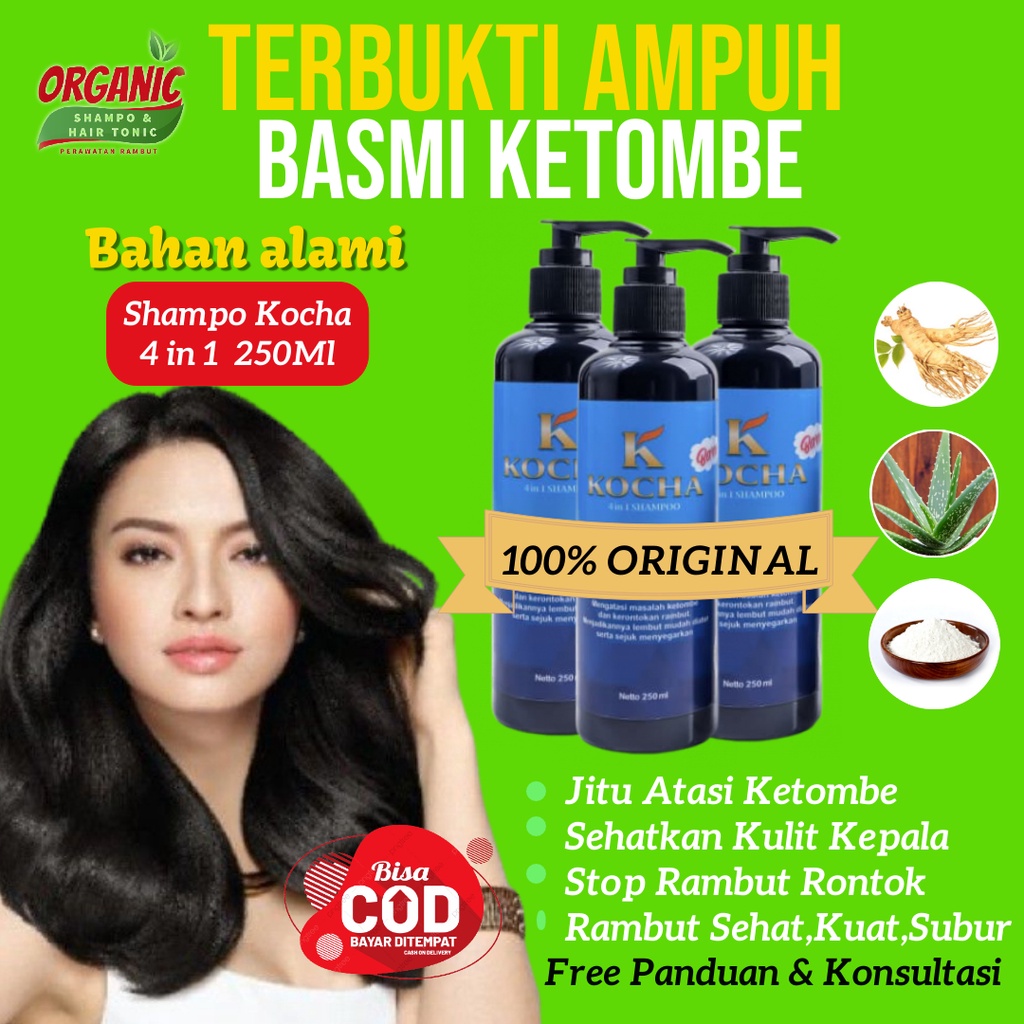 Jual Shampo Obat Anti Ketombe Dan Rambut Rontok Parah Paling Ampuh 4 In ...