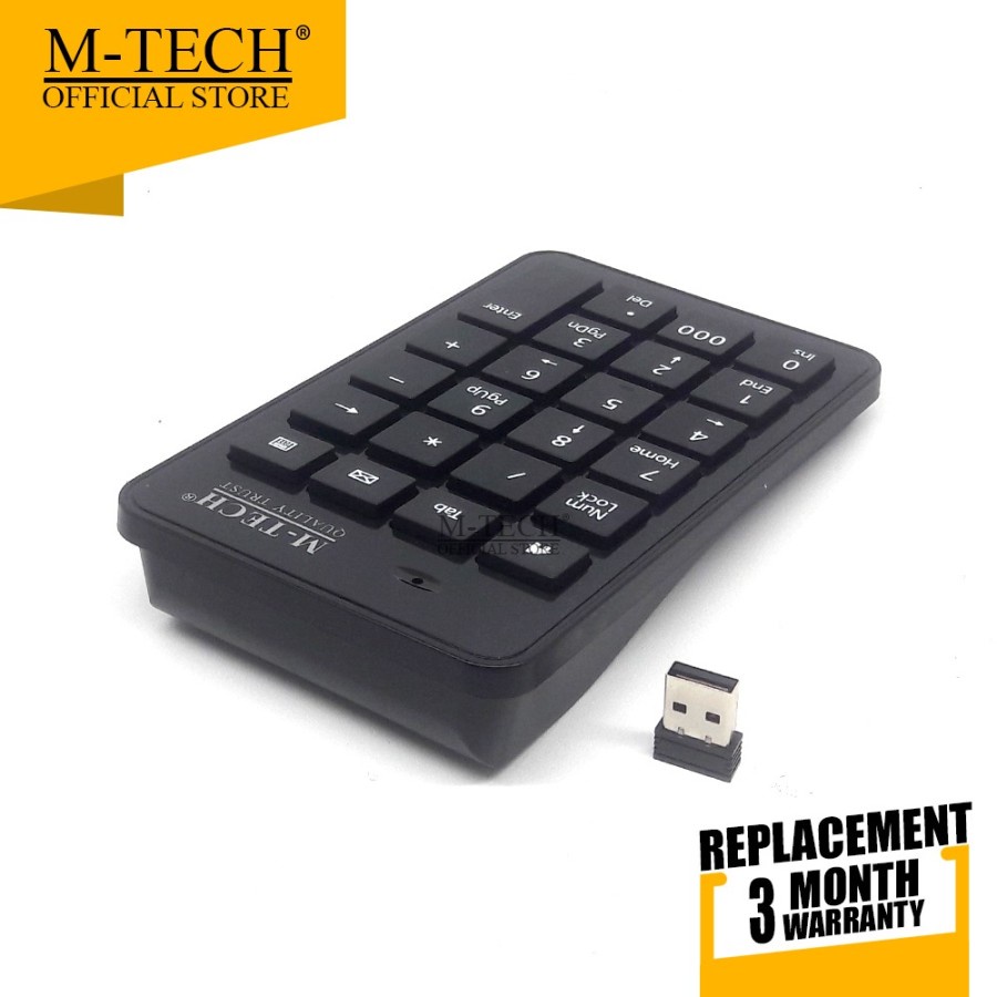 Jual M-Tech Original Keyboard Keypad Angka Numerik Kasir Wireless ...