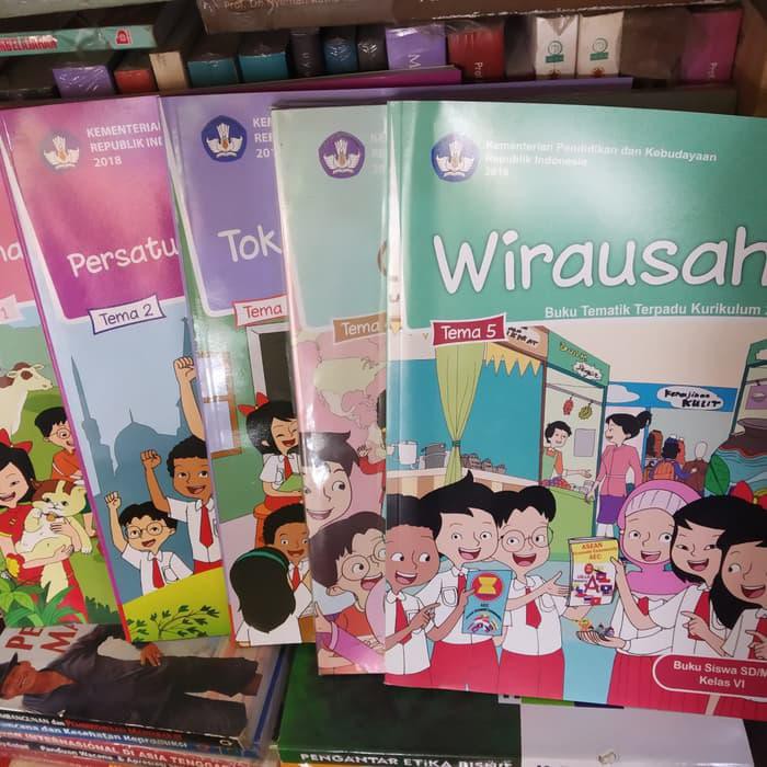 Jual PROMO!!! PAKET BUKU TEMATIK TERPADU KELAS 6 SD TEMA 1-2-3-4-5 K.13 ...