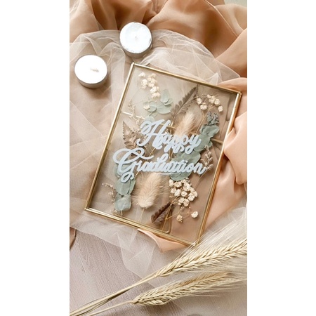 Jual flower frame / frame bunga (custom) | Shopee Indonesia