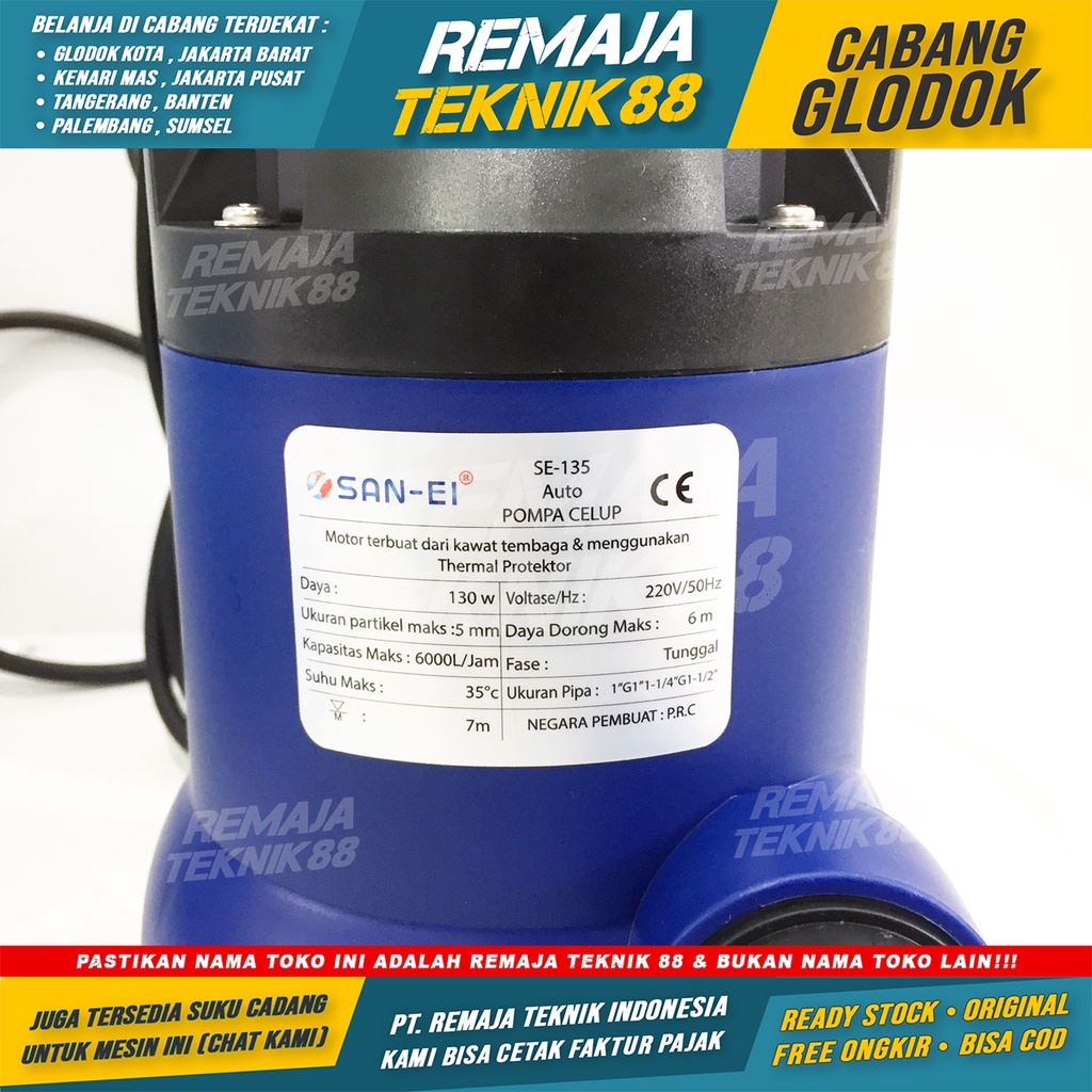 Jual SAN-EI 135 AUTO Pompa Celup Air Pompa Rendam Pompa Sirkulasi Kolam ...