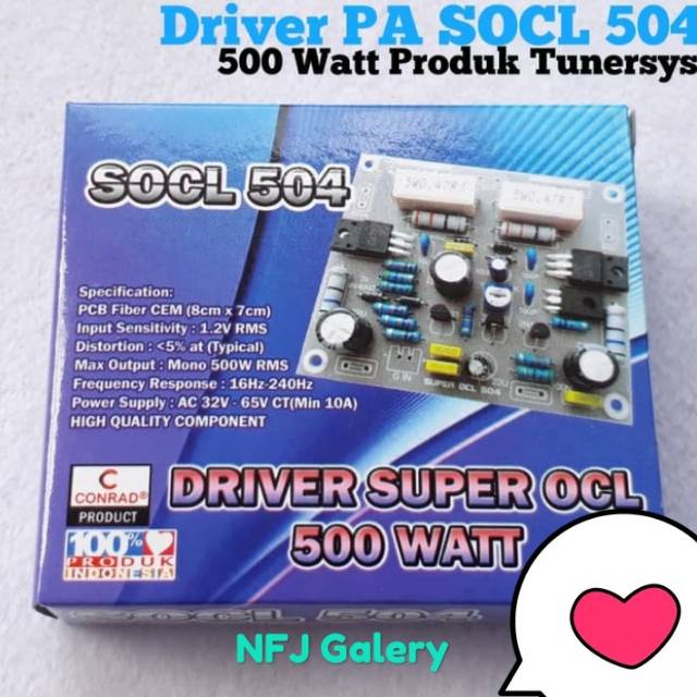 Jual Driver power stereo state failure Kit bostrap SOCL 504 nemec