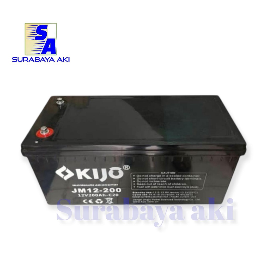 Jual aki vrla aki solar panel aki panel surya 12v 200ah 12volt 200ah