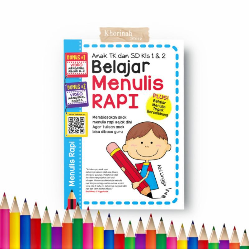 Jual Buku Anak TK dan SD Kls 1 & 2 Belajar Menulis Rapi | Shopee Indonesia