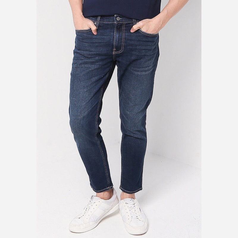 Slim taper sweatervest jeans hollister