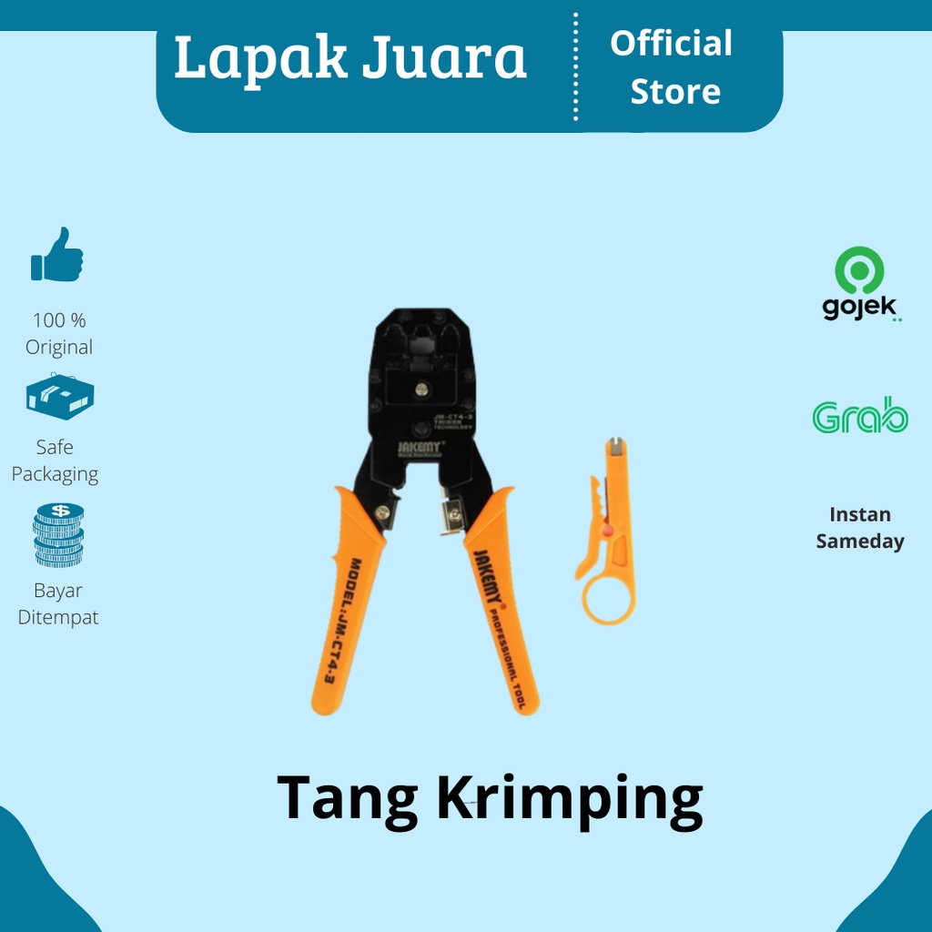 Jual Tang Krimping | Tang Konektor RJ45 | akemy Crimper Plier LAN ...