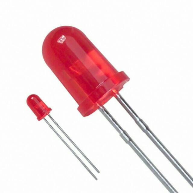 thumbnail image 2 of 1000Pcs LED DIFFUSED F5 5MM RED COLOR RED LIGHT 2 of 11