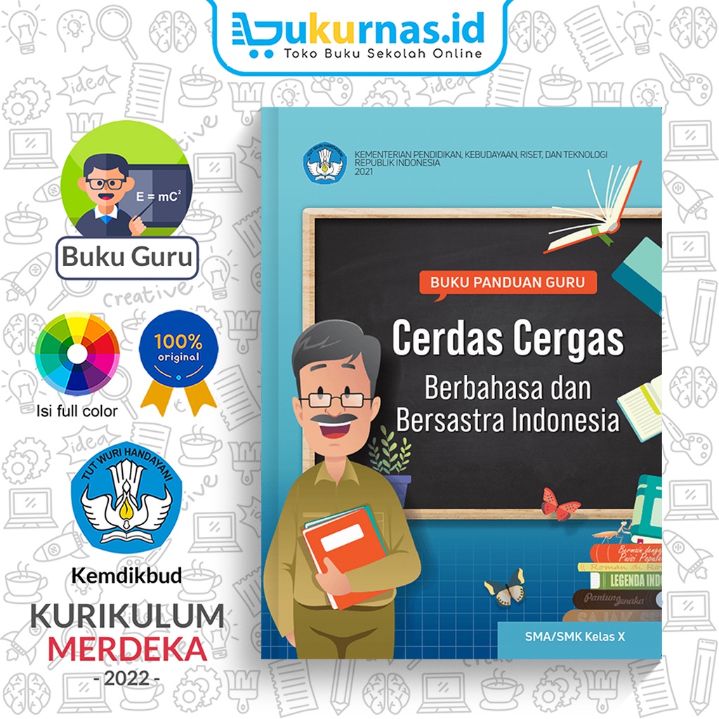 Jual Buku Panduan Guru Cerdas Cergas Berbahasa Dan Bersastra Indonesia ...