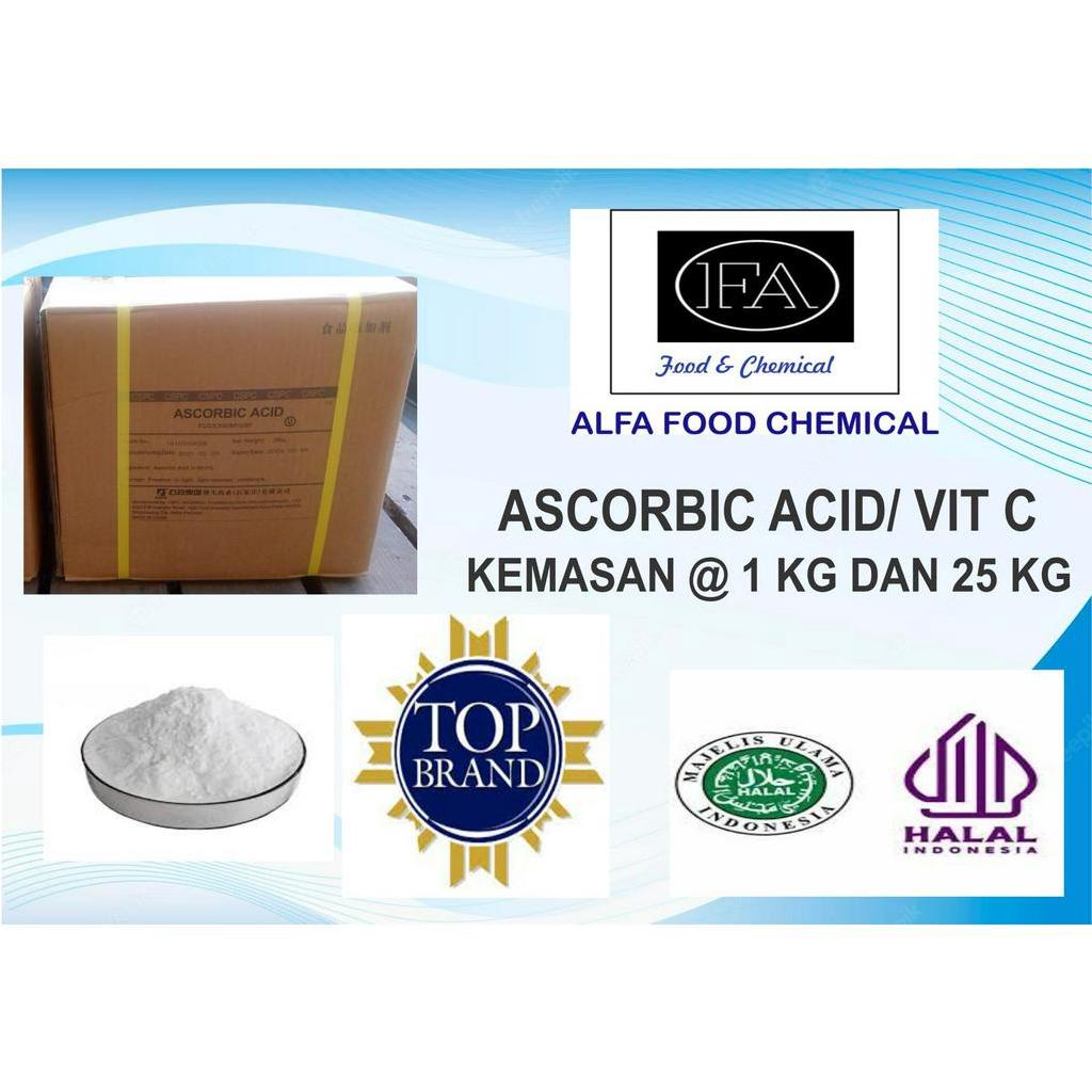 Jual Vitamin C Murniascorbic Acidvit C Food Grade Packingan 1 Kg Dan 25 Kg Bersertifikat 5030