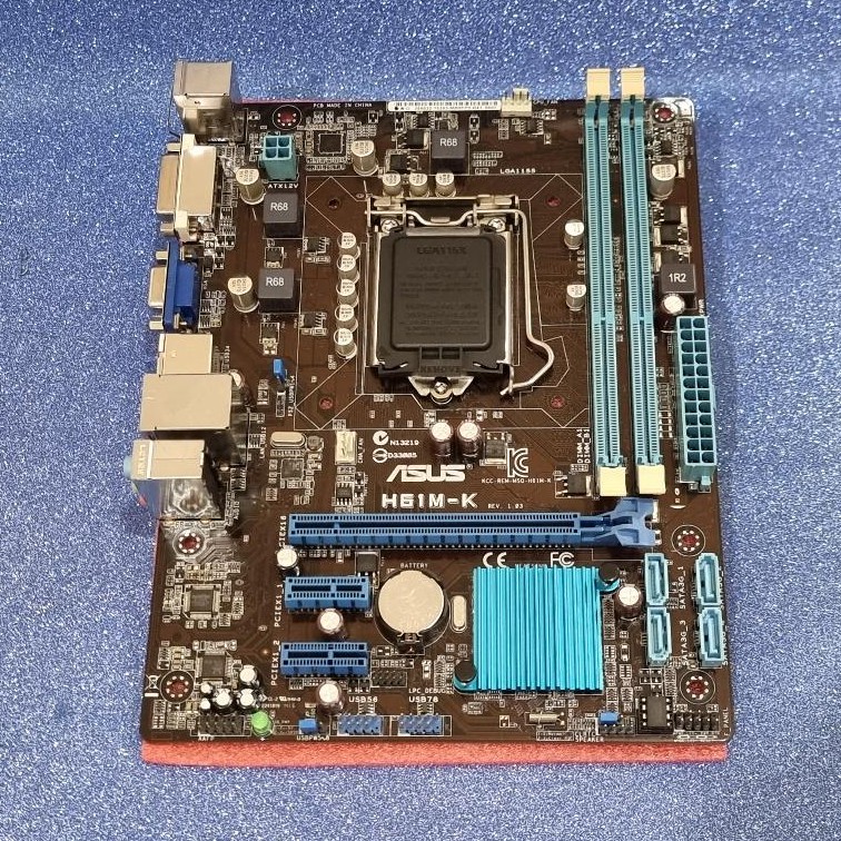 Carte Mère ASUS H61M-K REV. 1.03 SOCKET 1155 2xDDR3 microATX