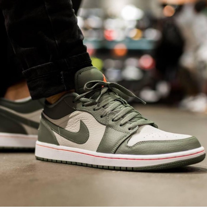 Air jordan 1 army green sale