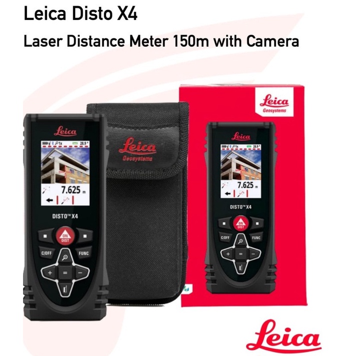 Jual Leica Disto X4 Laser Distance Meter 150m w Camera D410 replacement ...