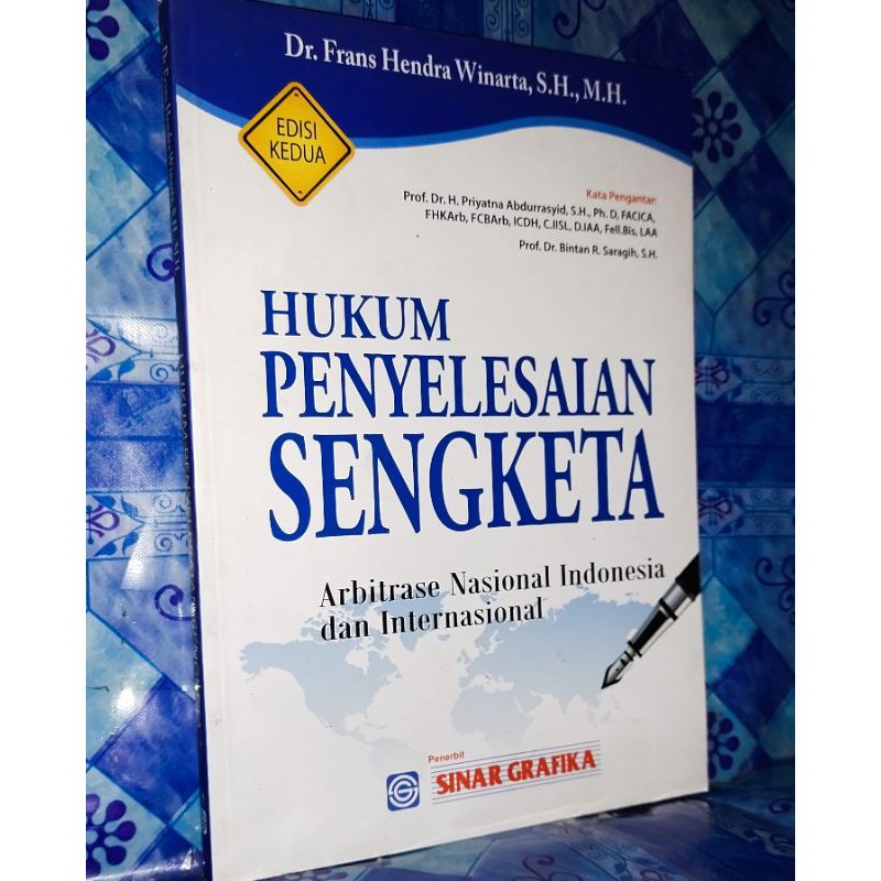 Jual Hukum Penyelesaian Sengketa Arbitrase Nasional Indonesia Dan