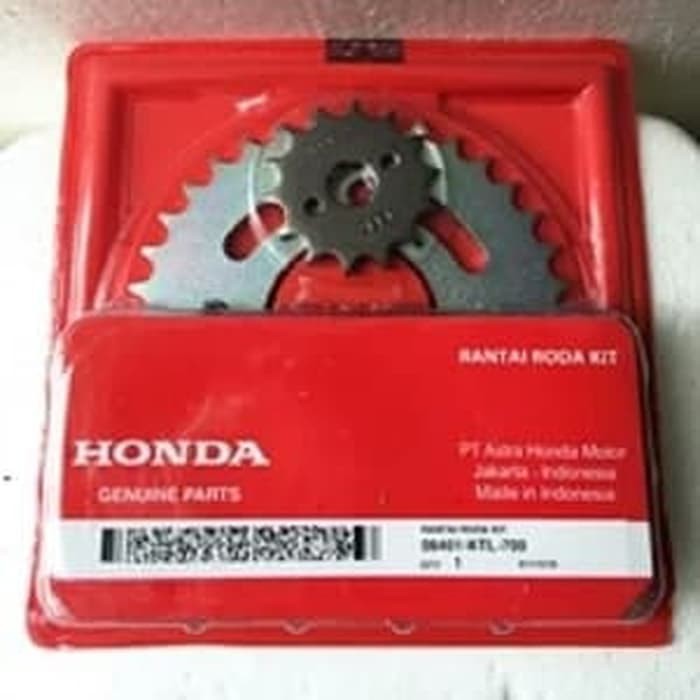 Jual ORIGINAL Gear Gir set /Rantai Gir Roda set kit KTL Supra Fit New