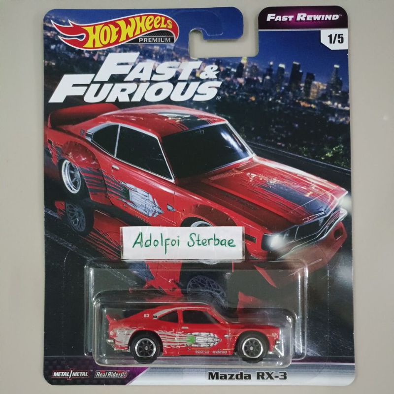 Jual hotwheels hot wheels mazda RX-3 RX3 factory sealed short card ...