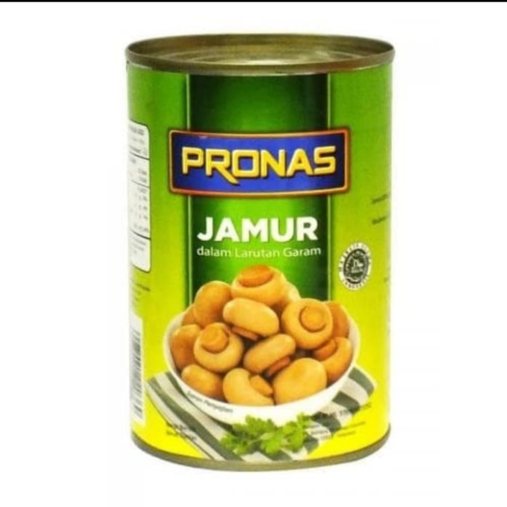 Jual PRONAS Jamur Kancing Utuh Kalengan Canned Whole Mushroom 400g