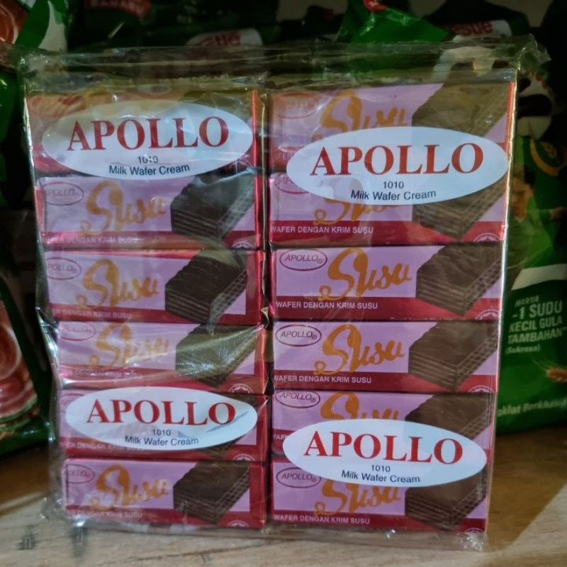 Jual WAFER APOLLO COKLAT & SUSU ORI MALAYSIA | Shopee Indonesia
