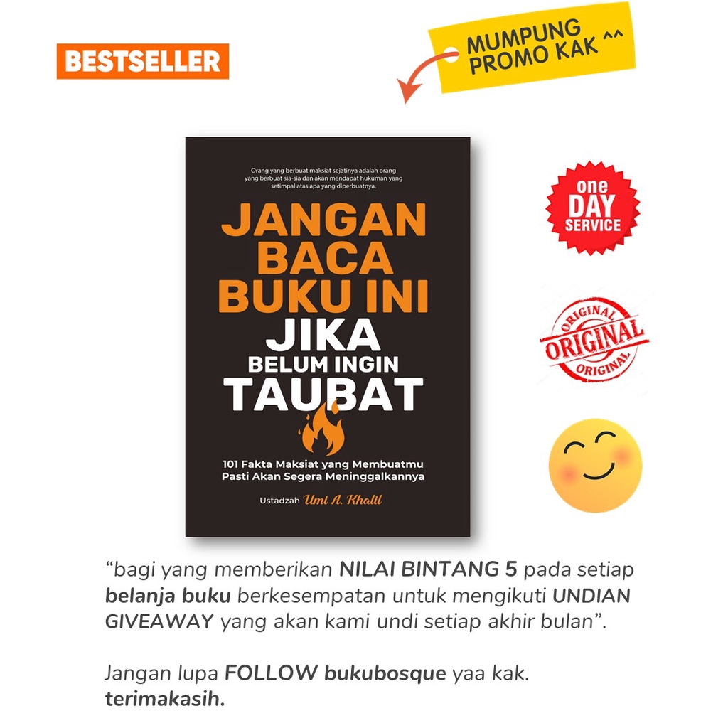 Jual BUKU JANGAN BACA BUKU INI JIKA BELUM INGIN TAUBAT - ARASKA ...