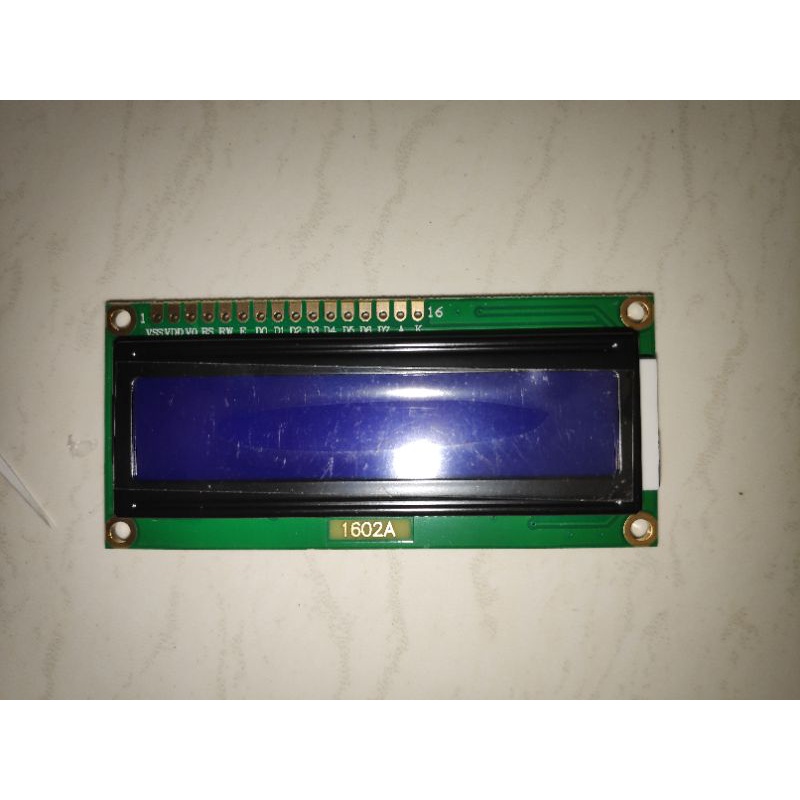 Jual LCD 1602 module layar biru blue screen 16 x 2 character | Shopee ...