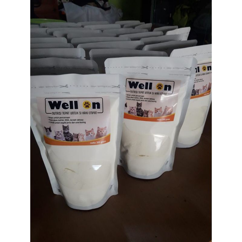 Jual Susu kucing well on 100gram bubuk hijau | Shopee Indonesia