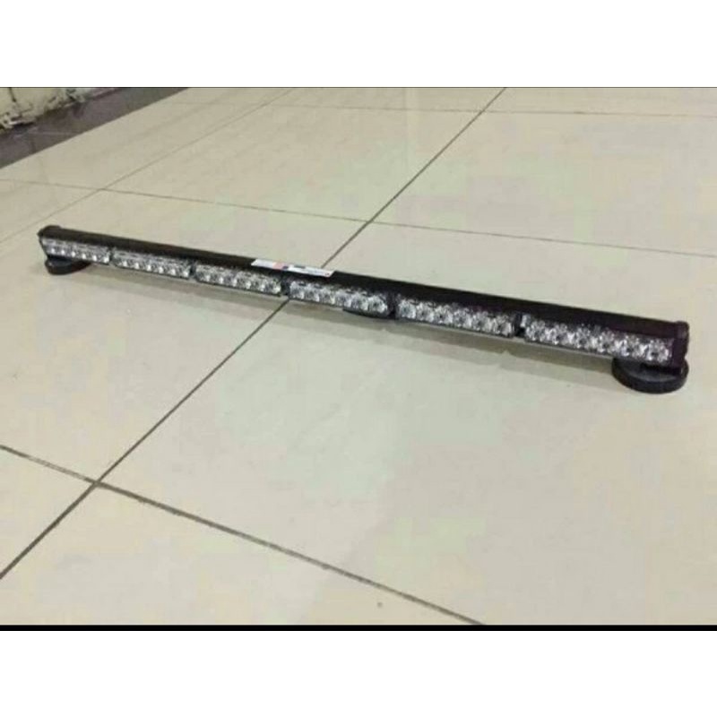 Jual LAMPU LED BAR ROTARY ROTATOR PATWAL STROBQ 90 CM MAGNET 1 SISI ...