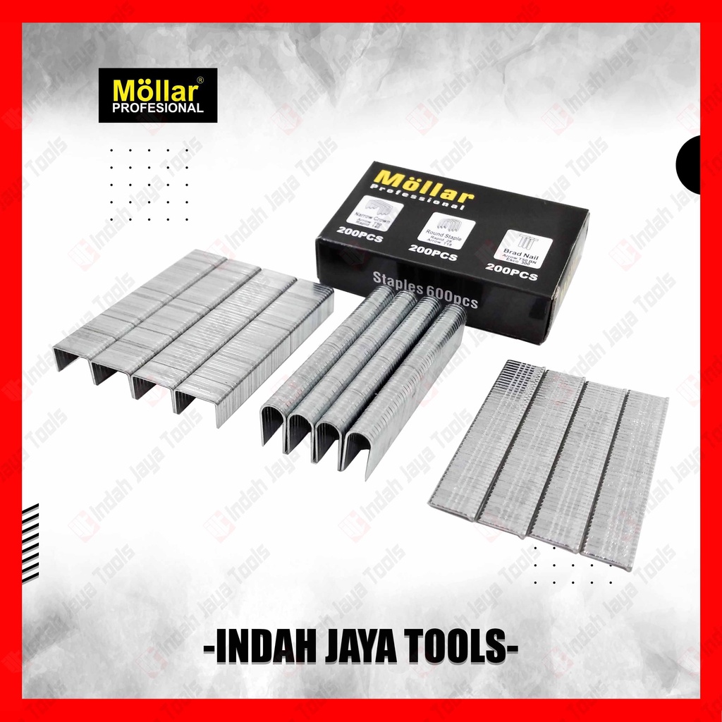Jual MOLLAR REFILL ISI ULANG Staples Stapler 600 pcs 3 Way Ukuran ...