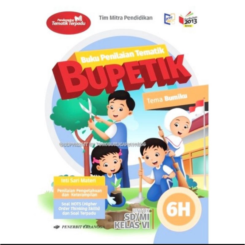 Jual BUKU BUPETIK KELAS 6 JILID A B C D E F G H I SD ERLANGGA | Shopee ...