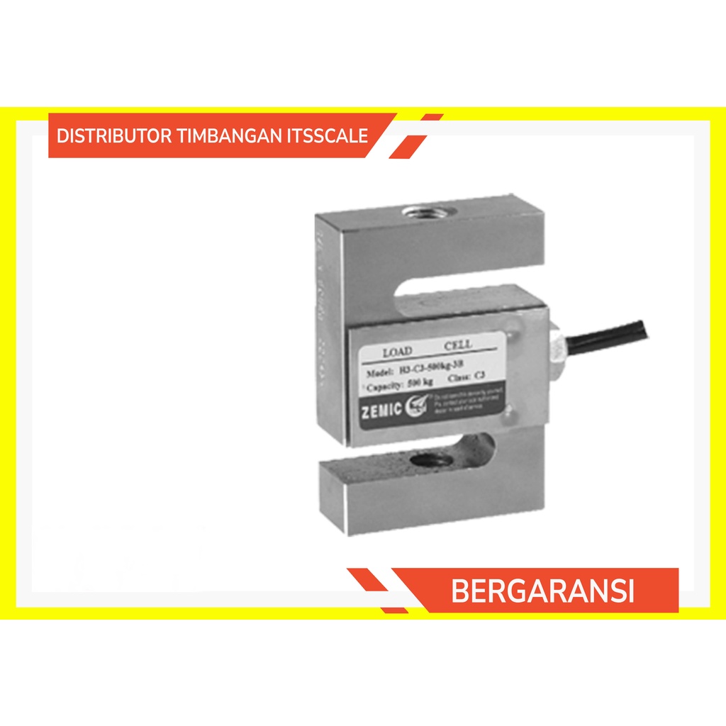Jual load cell zemic H3-C3 2 Ton load cell kapasitas 1 ton load cell ...