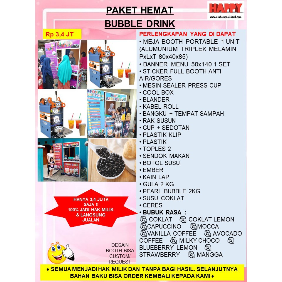 Jual Paket Hemat Murah Ekonomis Usaha Franchise Minuman Mesin Press