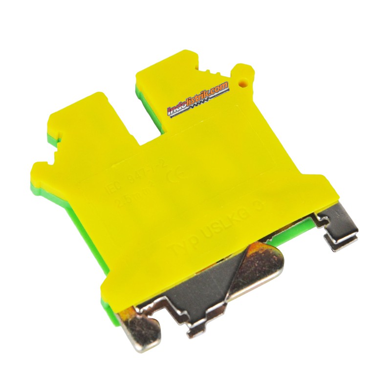Jual Terminal Block / Blok Kabel USLKG 3 Kuning-Hijau TAB | Shopee ...