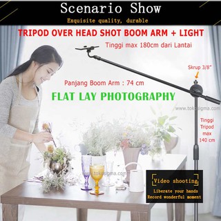 Jual Table Clip Overhead Foto Video Flat Lay Kamera Camera Rig