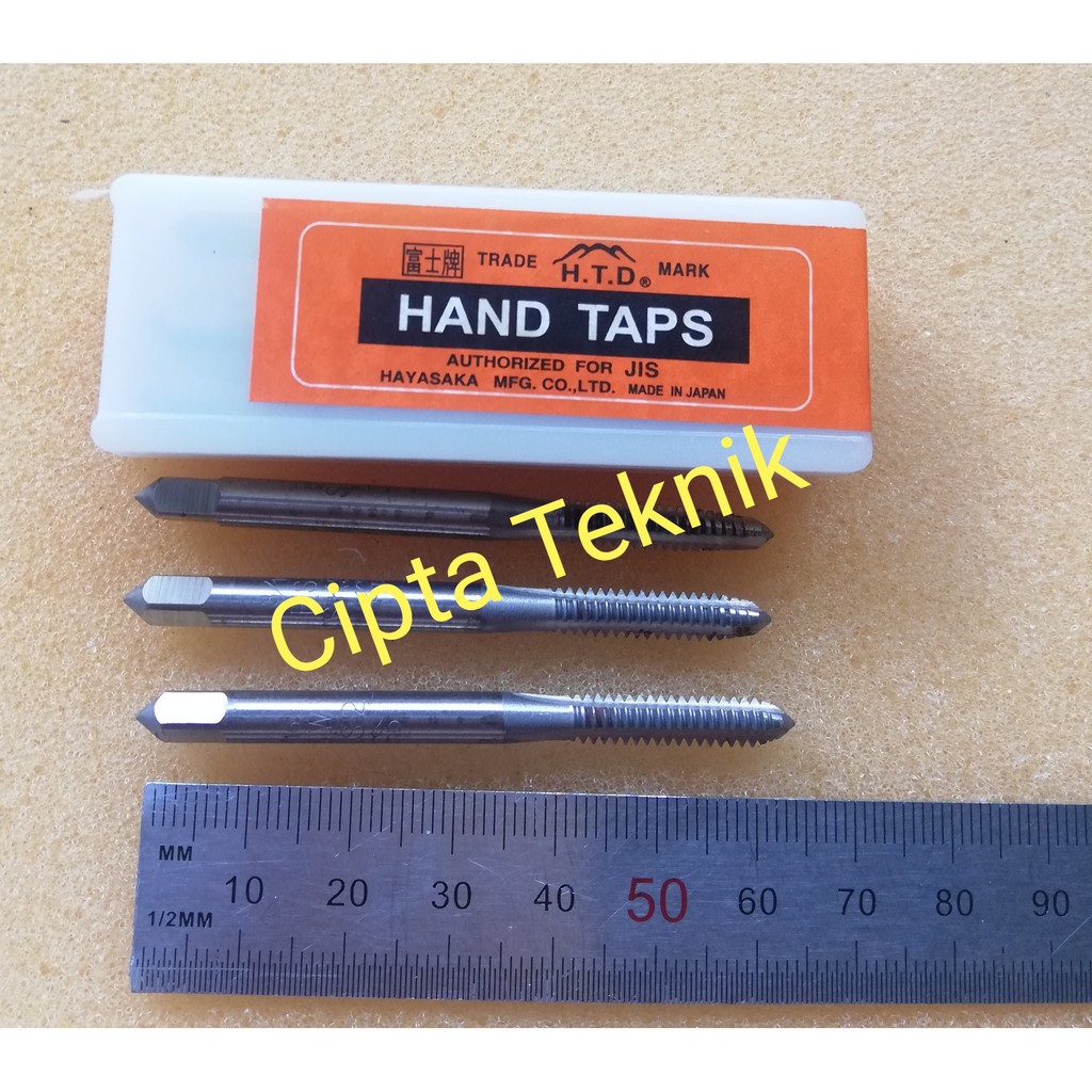 Jual Hand Tap HTD 3/16 inchi x 24 BSW HandTap 3/16inchix24 BSW Tap Ulir ...