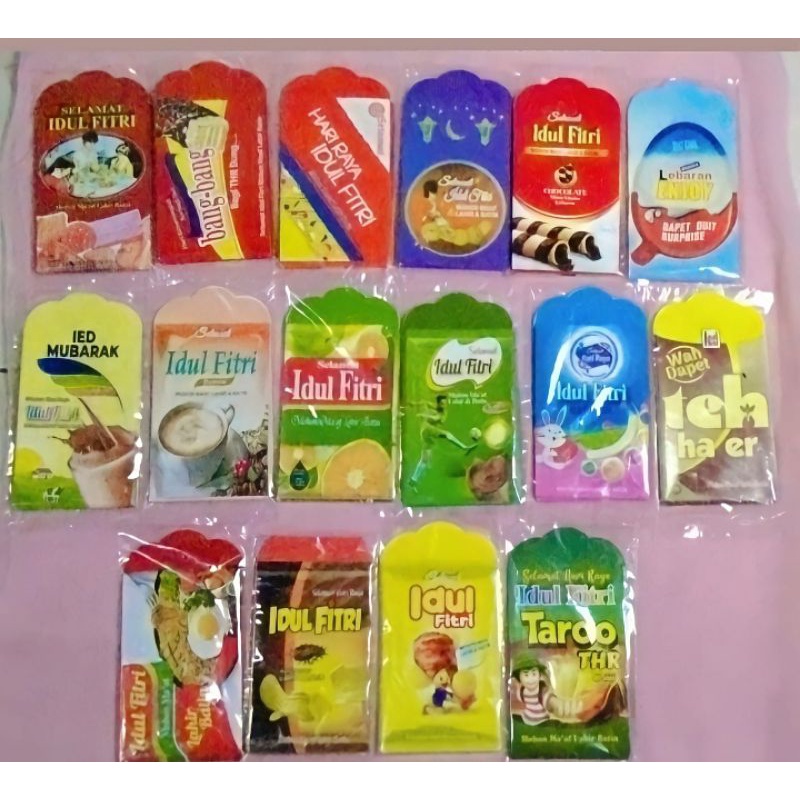 Jual Amplop Lebaran Snack Amplop Lebaran Unik Amplop Lebaran Isi 10 Amplop Lebaran