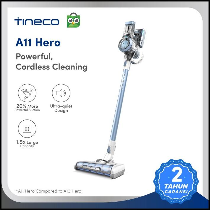 Jual Tineco A11 Hero Powerful Cordless Stick Handheld Vacuum Cleaner