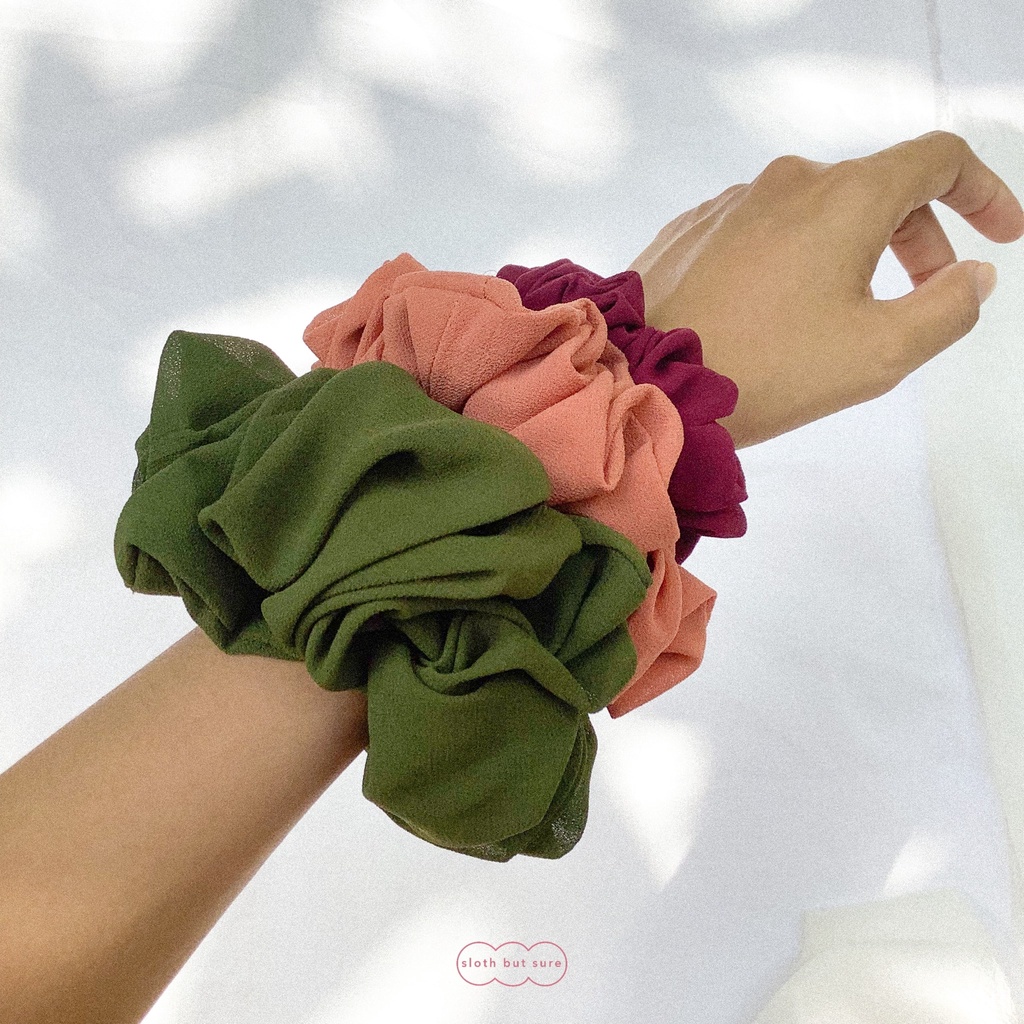 Jual SBS Scrunchies Favorite Color (Ikat rambut ukuran S, M, L ...