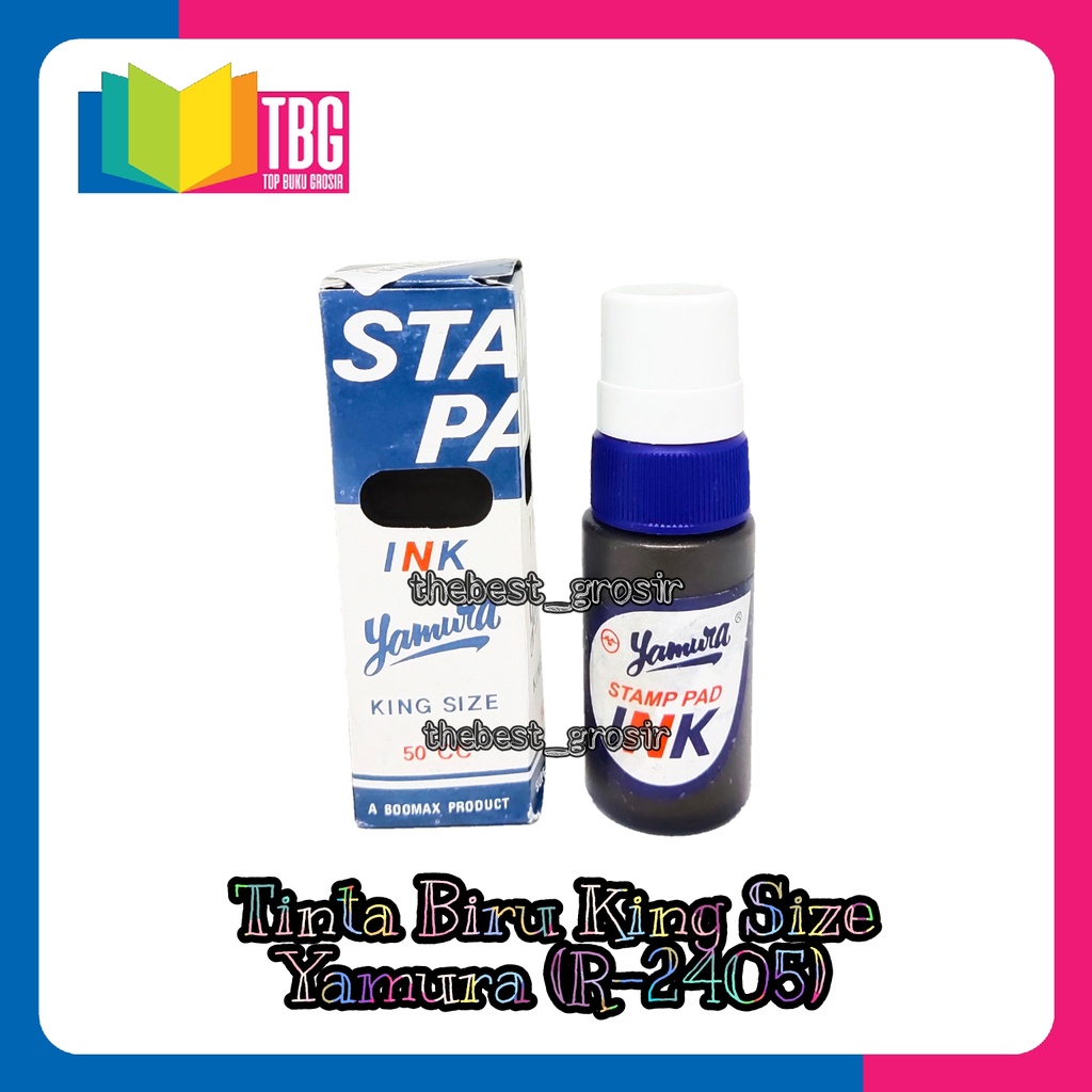 Jual 1 PCS TINTA STEMPEL KING SIZE YAMURA / INK YAMURA / TINTA REFILL ...