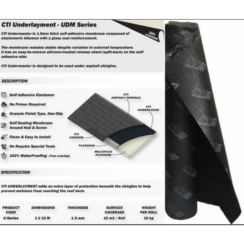 Jual Underlayer Genteng Bitumen | Shopee Indonesia