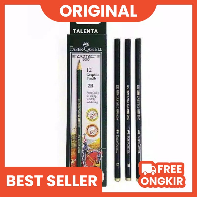 Jual Pensil Kayu 2B - Pensil 2B Fabercastell - Pensil 2B Kayu - Pensil ...