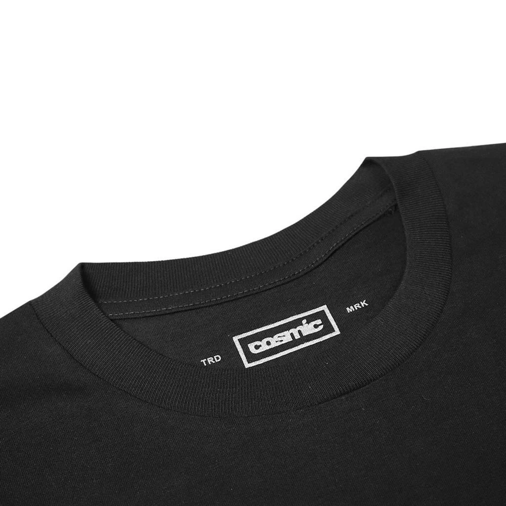 Kaos Polos Pria Hitam Cotton Combed 30s Premium Cosmic Tees foto 4