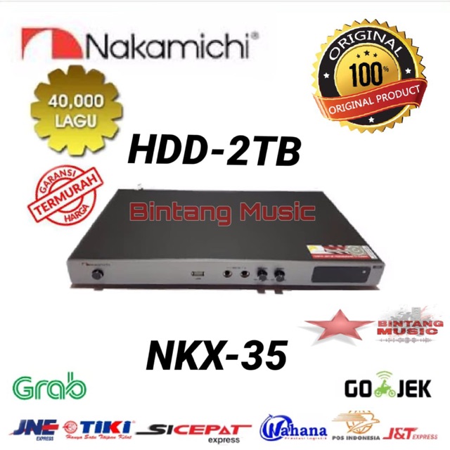 Jual Dvd Player Karaoke Nakamichi Nkx 35 Original Hdd 2tb Shopee